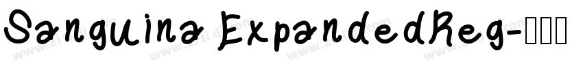 Sanguina ExpandedReg字体转换